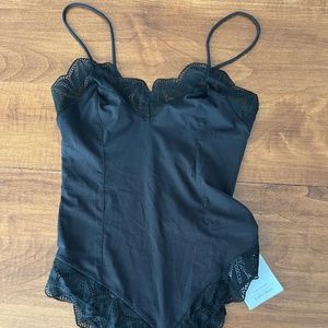 & Other Stories Lace Trim Bodysuit